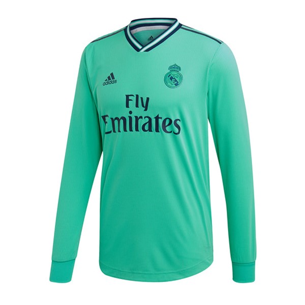 Camiseta Real Madrid 3ª Kit ML 2019 2020 Verde